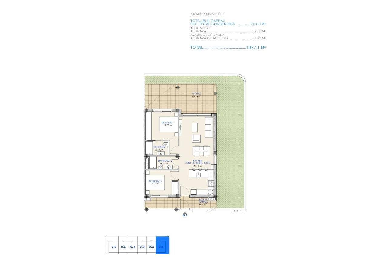 Nieuwbouw - Appartement - Los Alcazares - Serena Golf