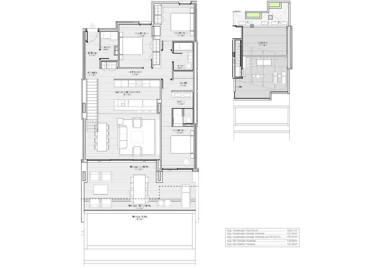 Nieuwbouw - Penthouse - Manilva - Playa de la chullera