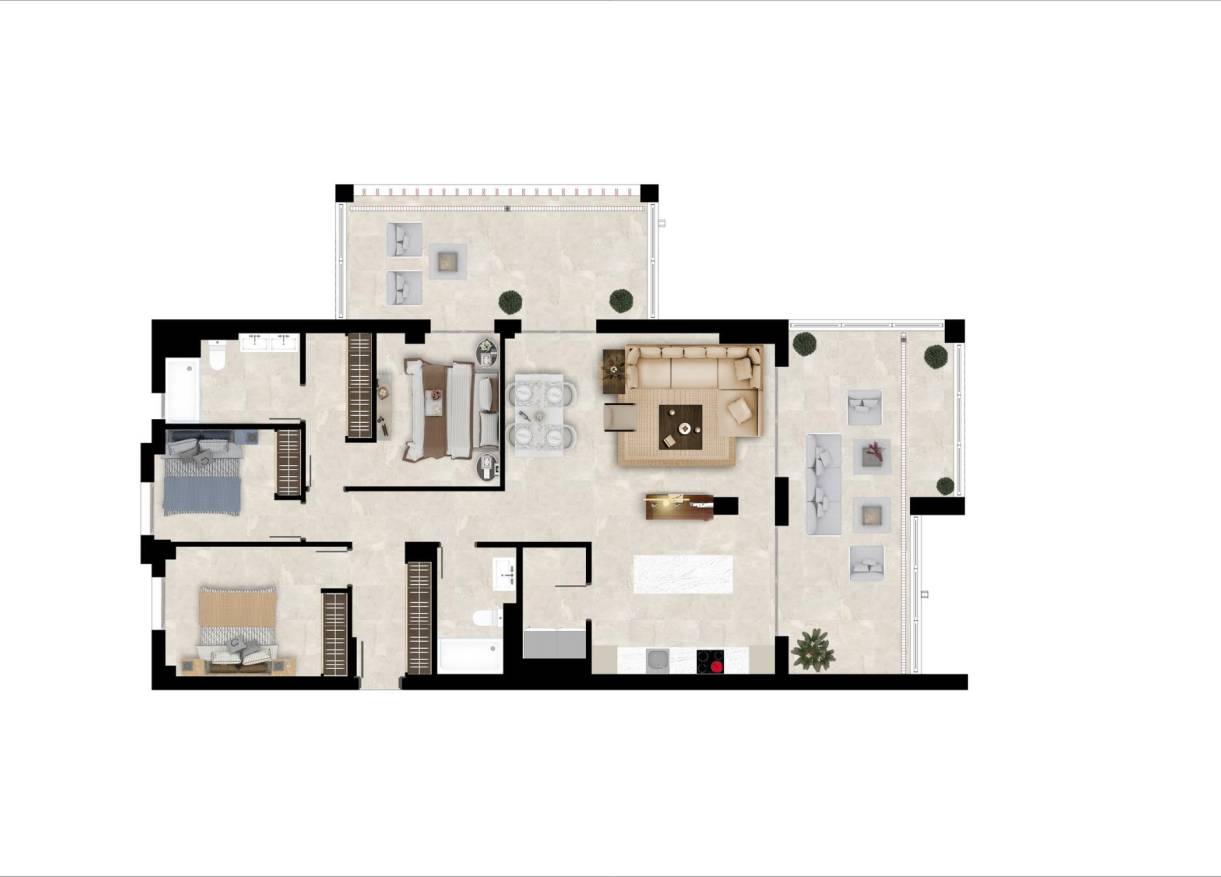 Nieuwbouw - Appartement - Benahavis - Urb. Los Jaralillos