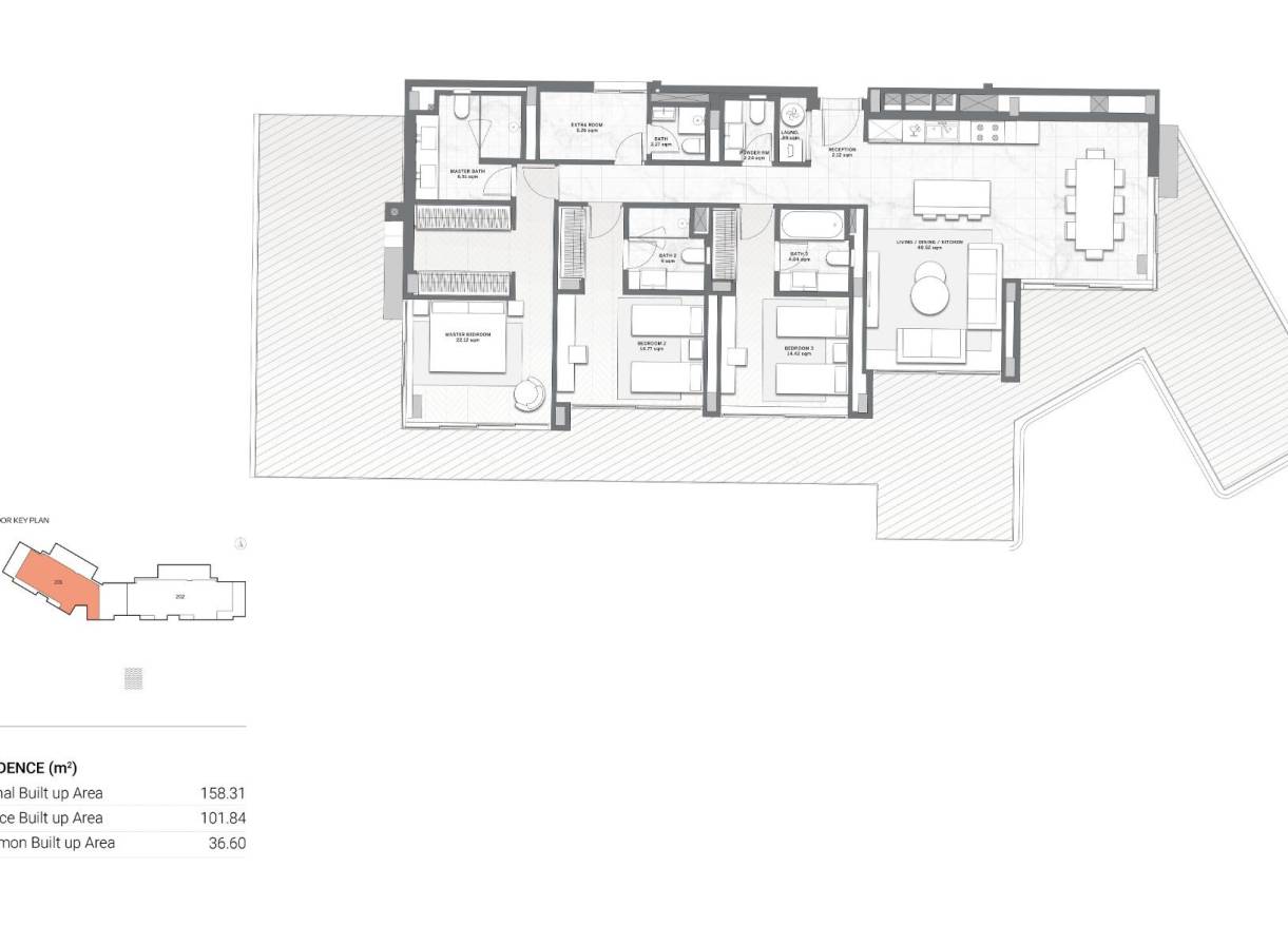 Nieuwbouw - Penthouse - Casares - Finca Cortesín