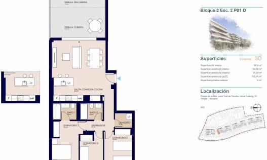 Nieuwbouw - Appartement - Denia - Playa de La Almadraba