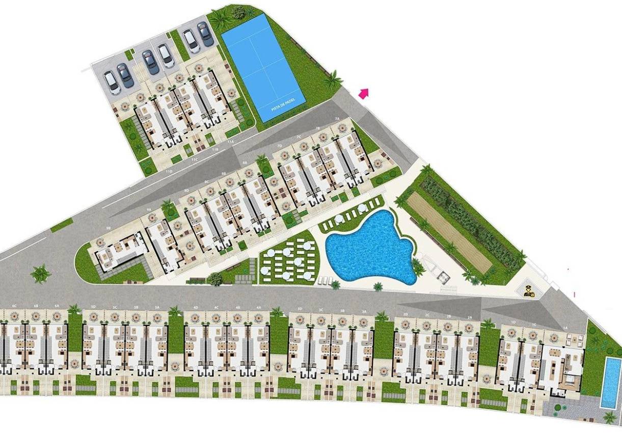 Nieuwbouw - Townhouse / Semi-detached - El Rafol D'almunia - Urbanizacion La Almunia