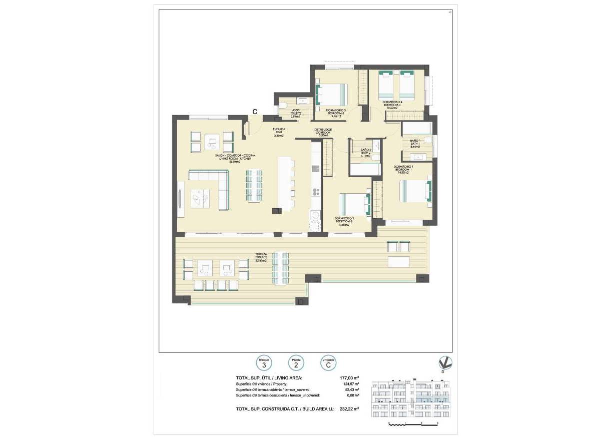 Nieuwbouw - Appartement - Casares - Buenas Noches