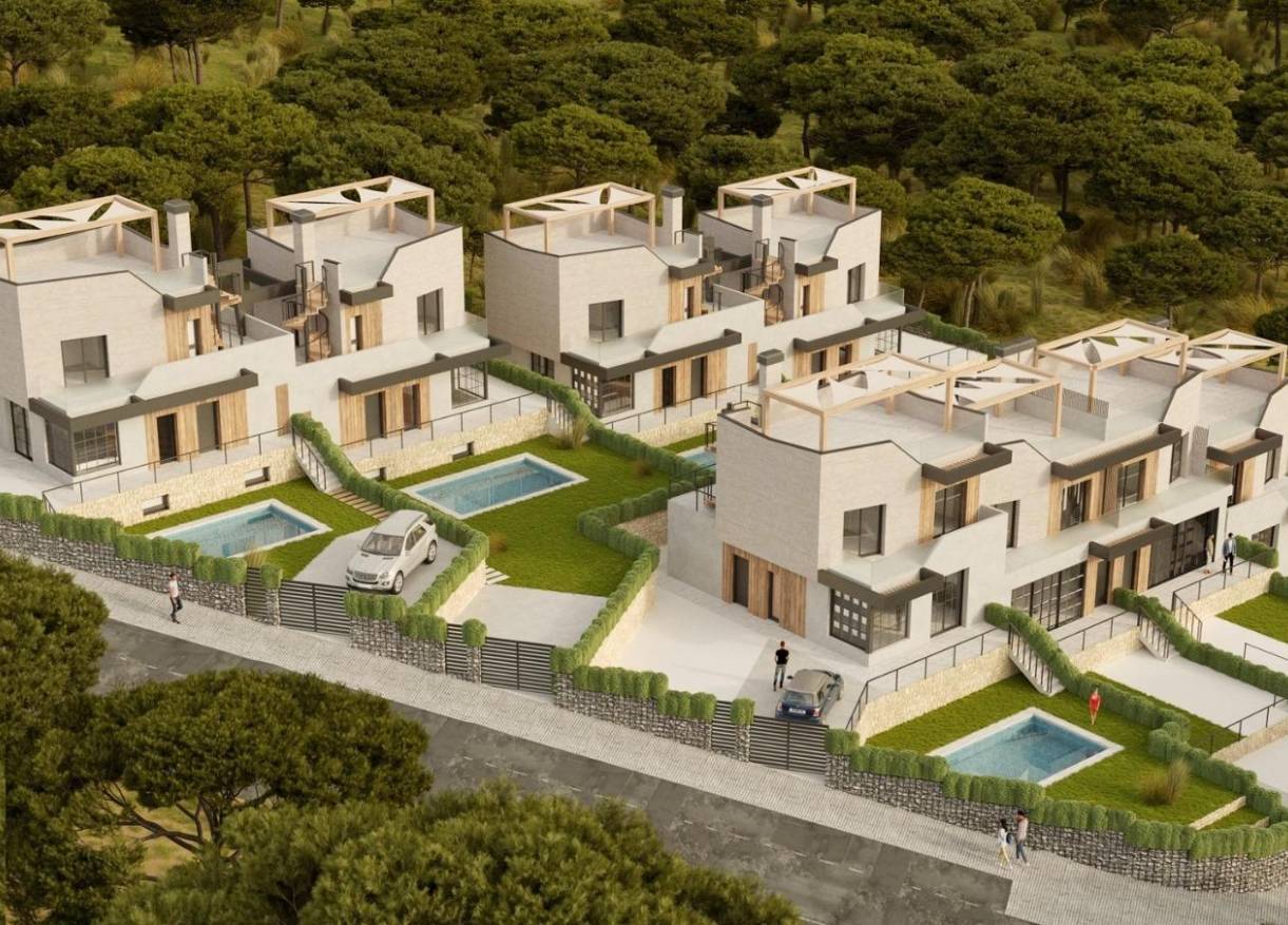 Nieuwbouw - Townhouse / Semi-detached - Polop - PAU1