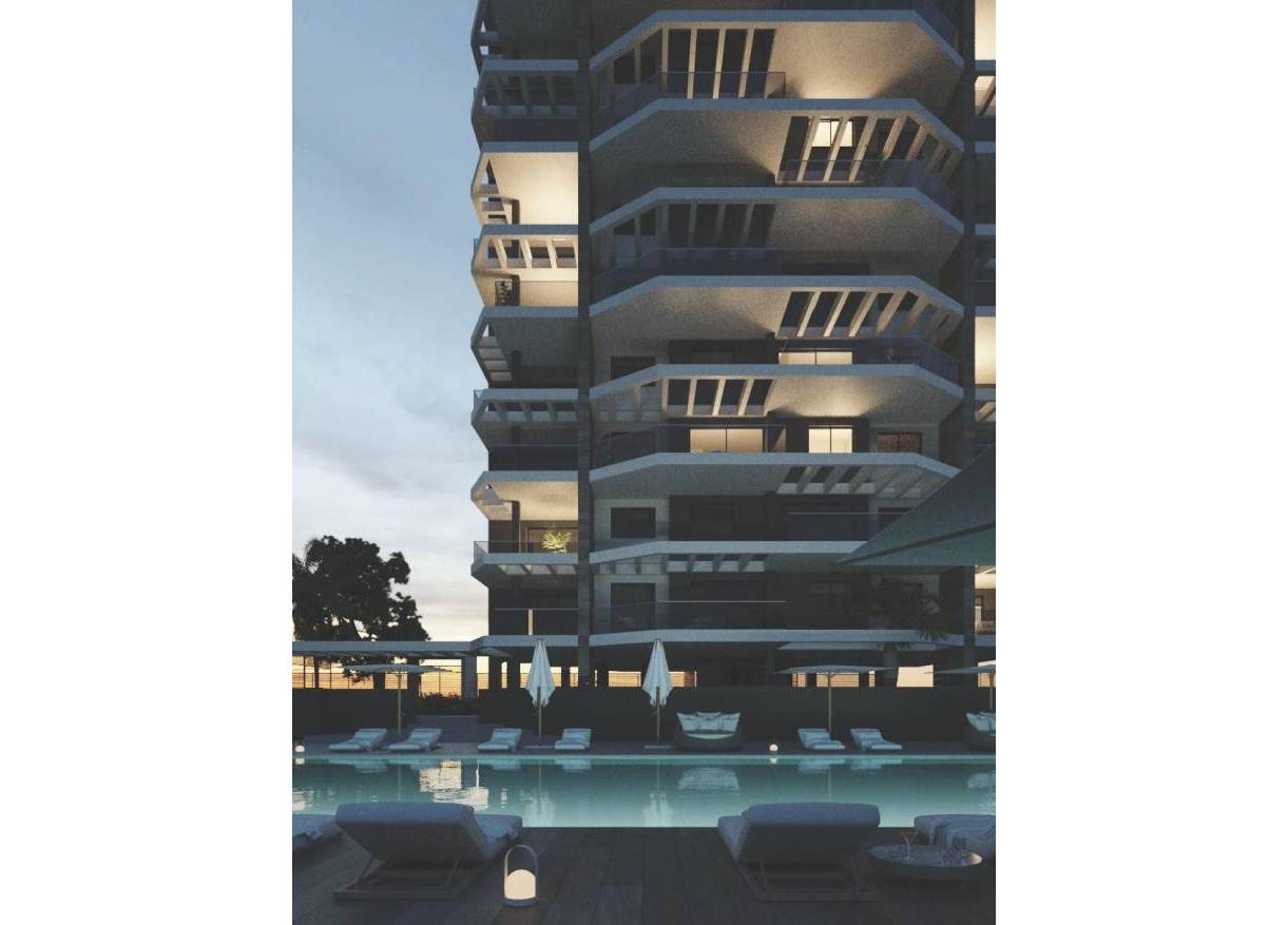 Nieuwbouw - Appartement - Calpe - Playa Cantal Roig