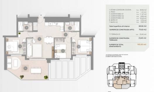 Nieuwbouw - Appartement - Calpe - Playa Cantal Roig