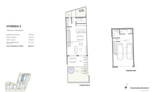 Nieuwbouw - Townhouse / Semi-detached - Mojacar - Playa de la Mena