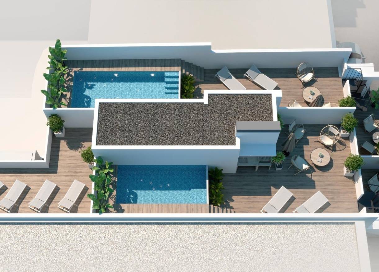 Nieuwbouw - Appartement - Torrevieja - Playa de El Cura