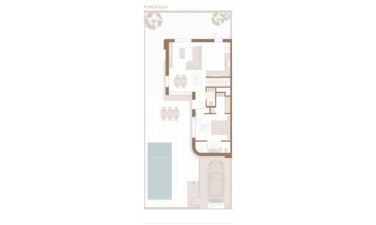 Nieuwbouw - Townhouse / Semi-detached - Daya Nueva - Pueblo