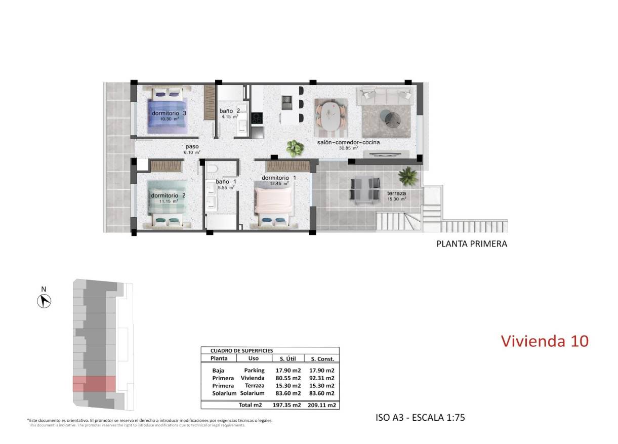 Nieuwbouw - Penthouse - Pilar de la Horadada - pueblo