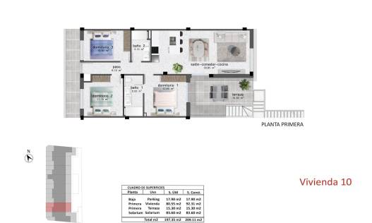 Nieuwbouw - Penthouse - Pilar de la Horadada - pueblo
