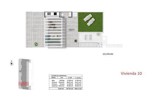 Nieuwbouw - Penthouse - Pilar de la Horadada - pueblo