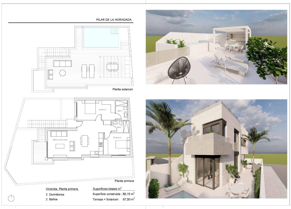 Nieuwbouw - Penthouse - Pilar de la Horadada - pueblo