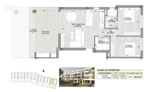 Nieuwbouw - Appartement - Alhama De Murcia - Condado De Alhama