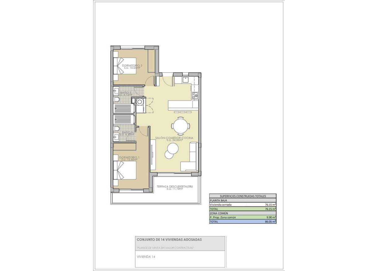 Nieuwbouw - Penthouse - Rojales - Pueblo