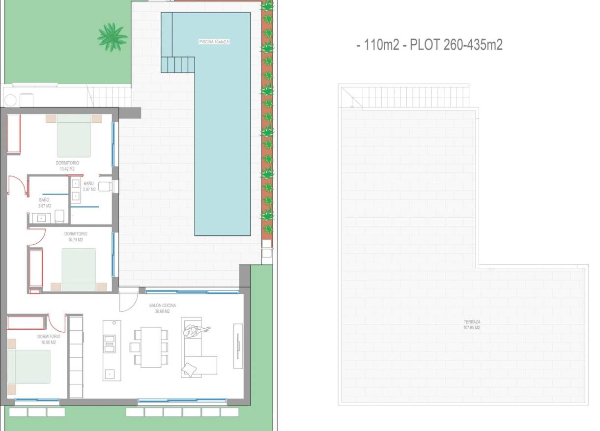 Nieuwbouw - Villa - San Javier - Parque del doce