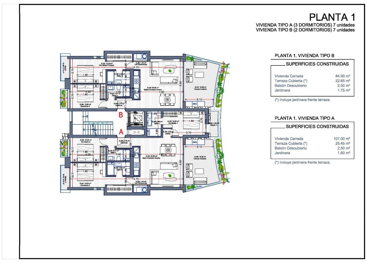 Nieuwbouw - Appartement - La Manga del Mar Menor - La Manga Club