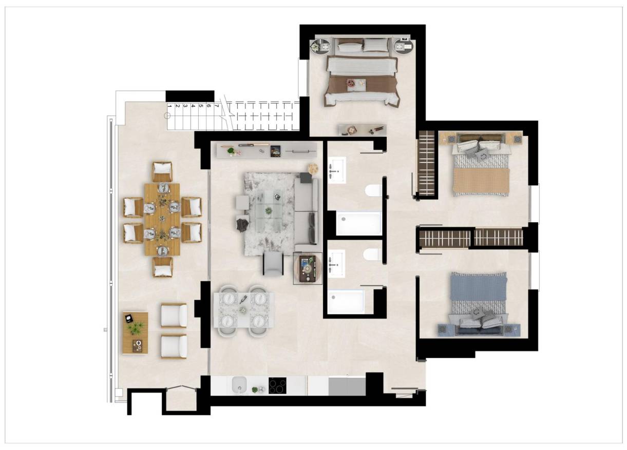 Nieuwbouw - Penthouse - Mijas - Calanova