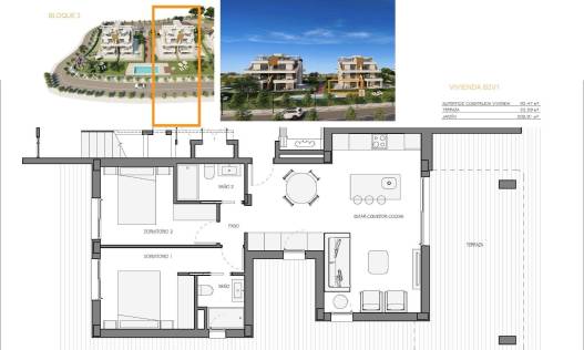 Nieuwbouw - Appartement - Fuente Álamo de Murcia - Hacienda del Alamo