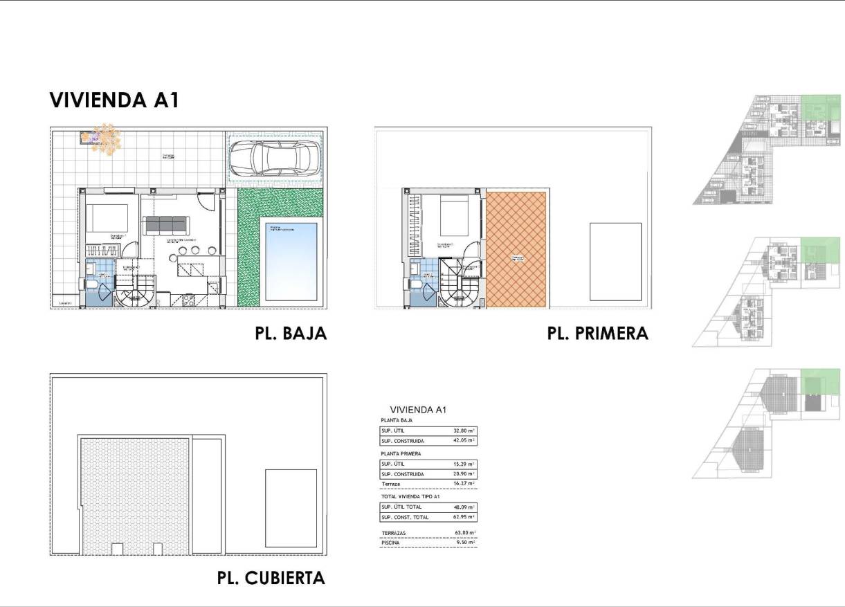 Nieuwbouw - Townhouse / Semi-detached - Mazarrón - Mar De Plata