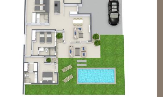 Nieuwbouw - Villa - Baños y mendigo - Altaona Golf
