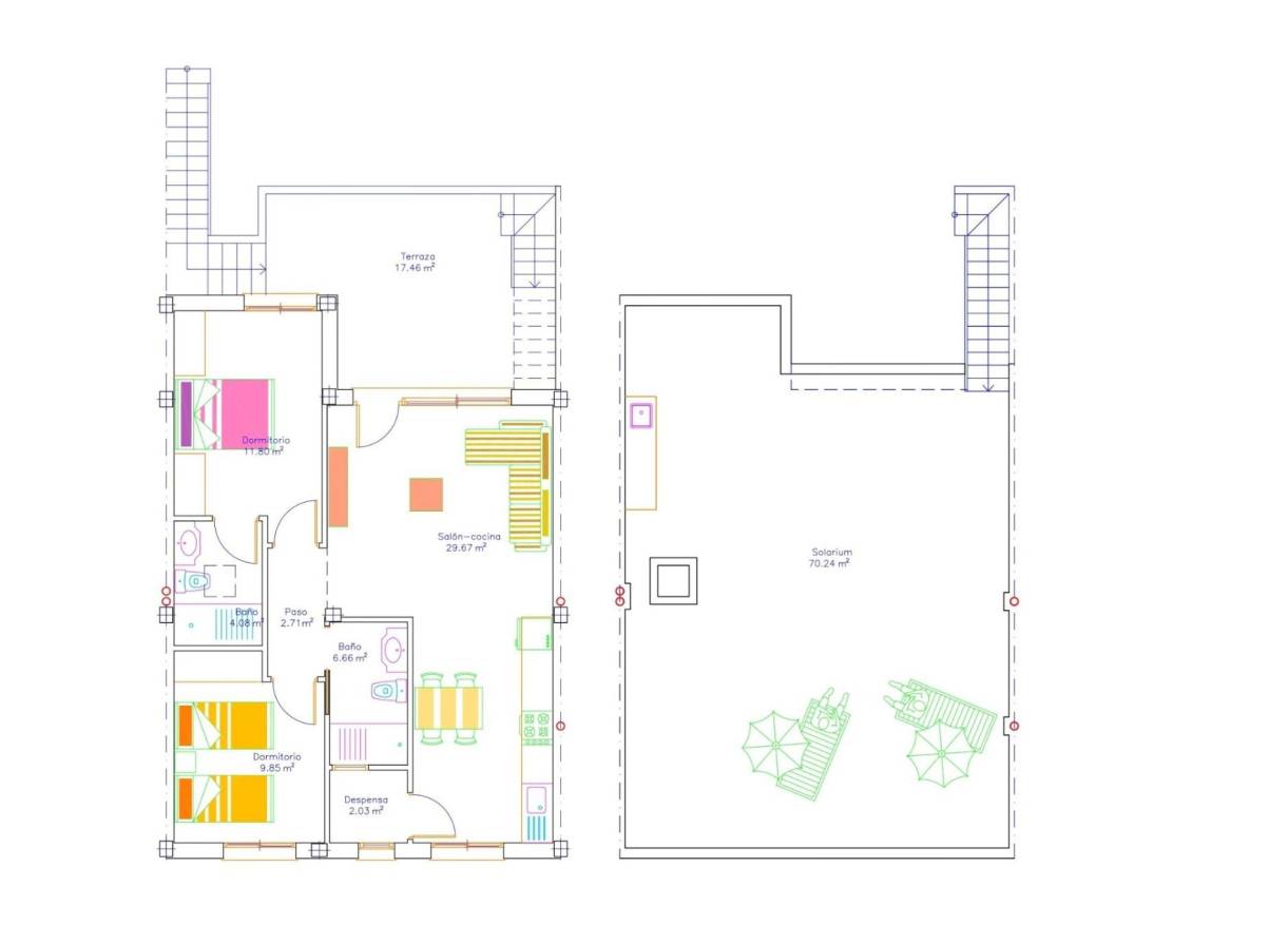 Nieuwbouw - Townhouse / Semi-detached - San Javier - pueblo
