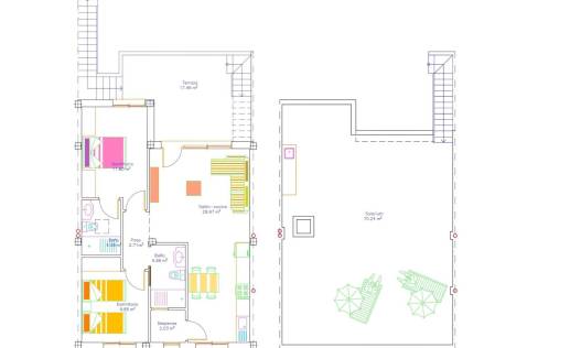 Nieuwbouw - Townhouse / Semi-detached - San Javier - pueblo
