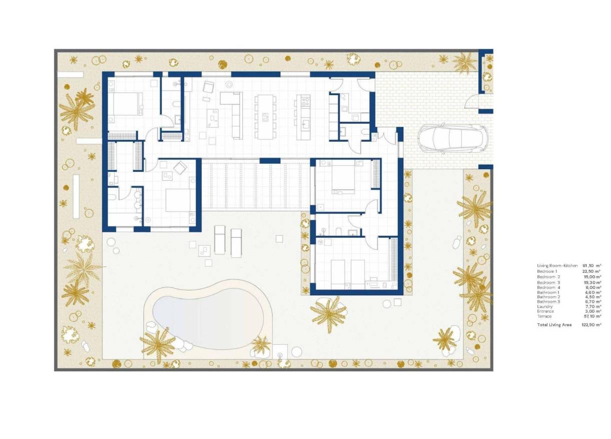 Nieuwbouw - Villa - Baños y mendigo - Altaona Golf