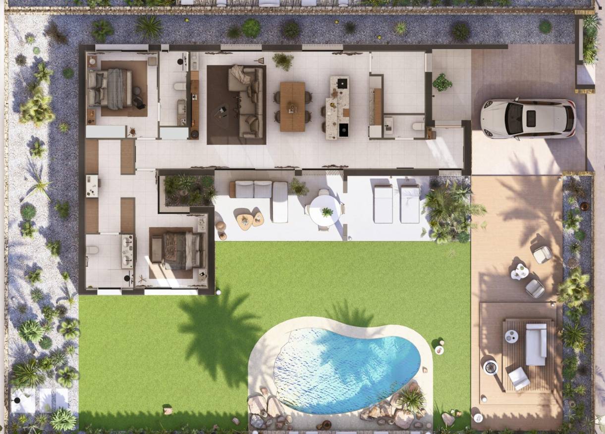 Nieuwbouw - Villa - Baños y mendigo - Altaona Golf