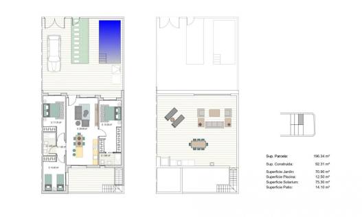 Nieuwbouw - Townhouse / Semi-detached - San Javier - Parque del doce