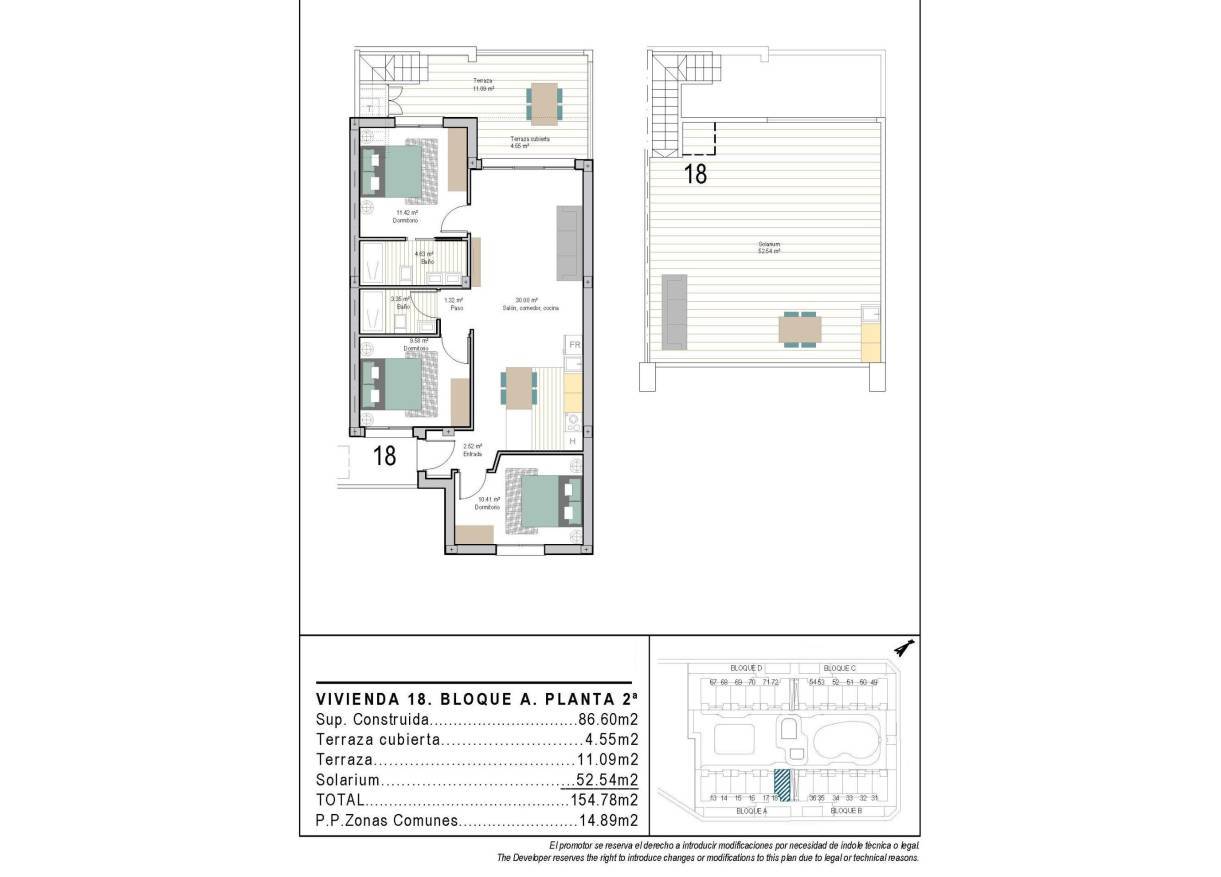 Nieuwbouw - Penthouse - Torre Pacheco - San Cayetano