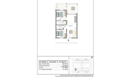 Nieuwbouw - Appartement - Torre Pacheco - San Cayetano