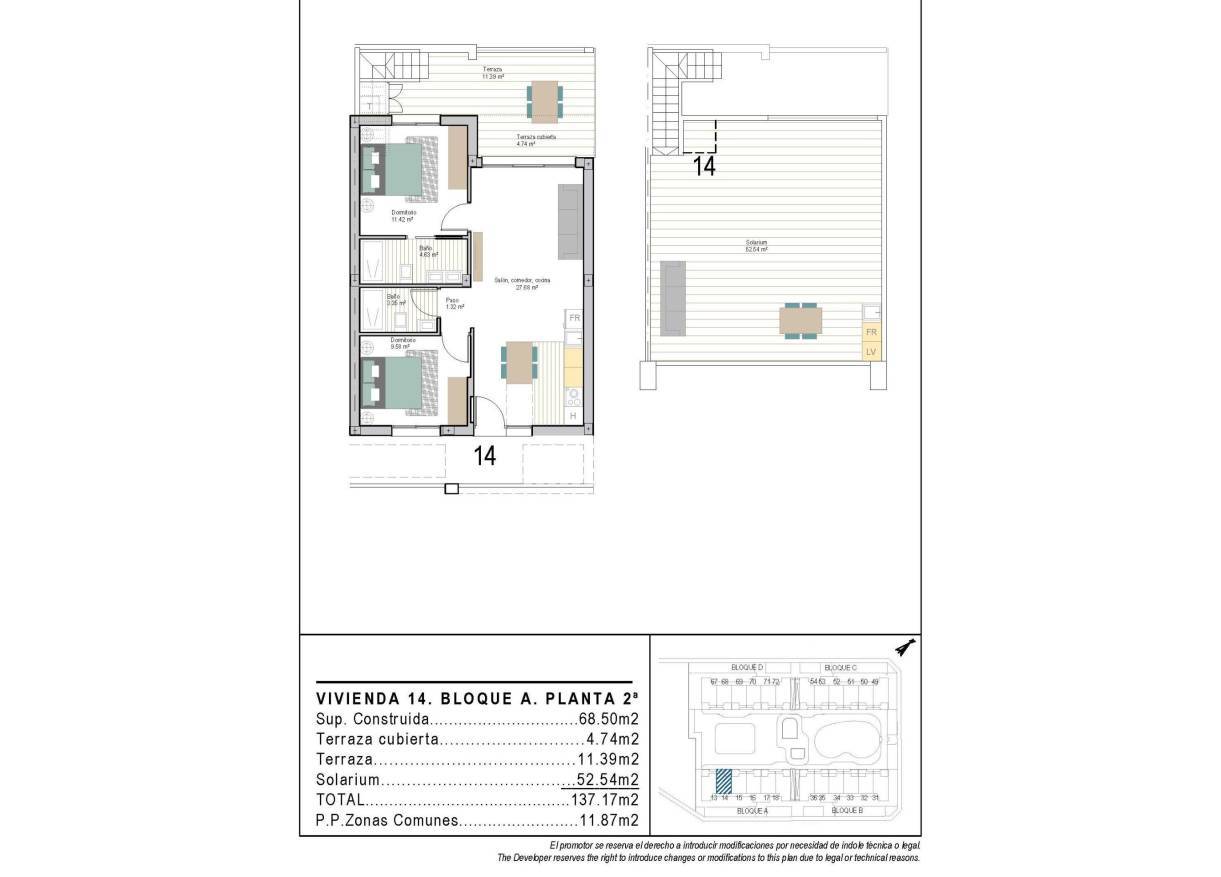 Nieuwbouw - Penthouse - Torre Pacheco - San Cayetano