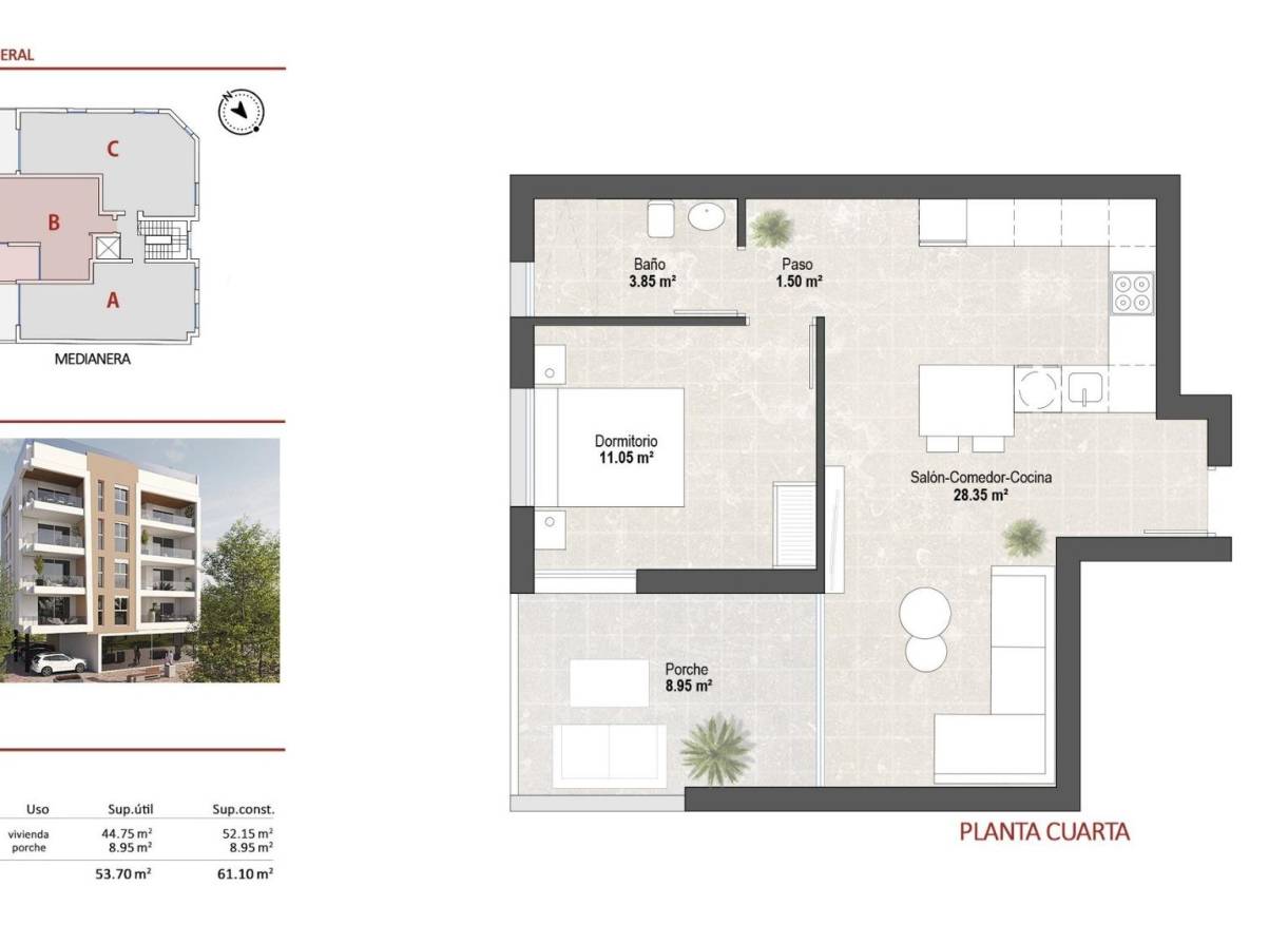 Nieuwbouw - Penthouse - San Pedro del Pinatar - Lo Pagán
