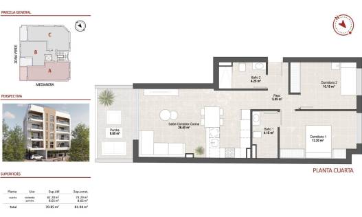 Nieuwbouw - Penthouse - San Pedro del Pinatar - Lo Pagán