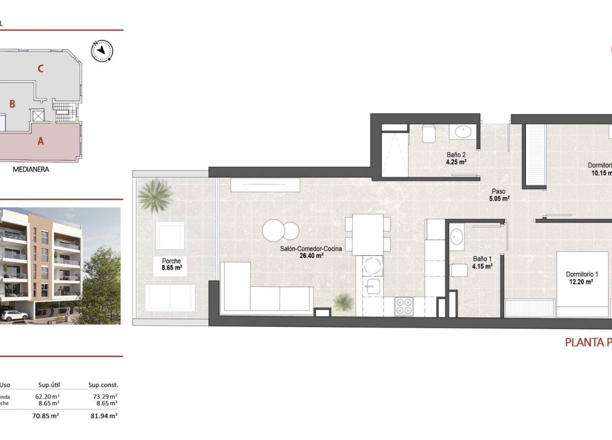 Nieuwbouw - Appartement - San Pedro del Pinatar - Lo Pagán