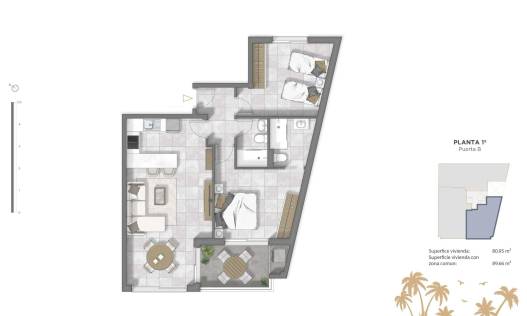 Nieuwbouw - Appartement - Guardamar del segura - Pueblo
