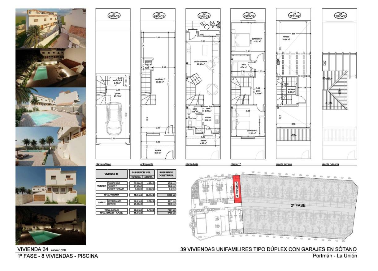 Nieuwbouw - Townhouse / Semi-detached - La Union - centro