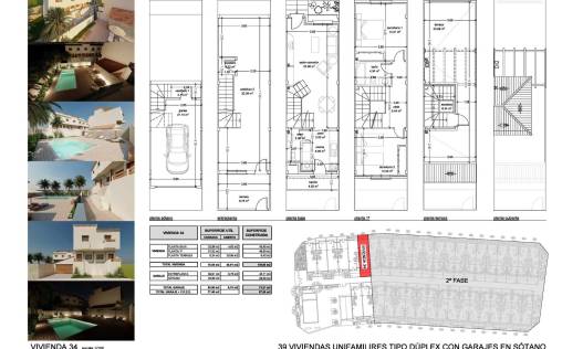 Nieuwbouw - Townhouse / Semi-detached - La Union - centro
