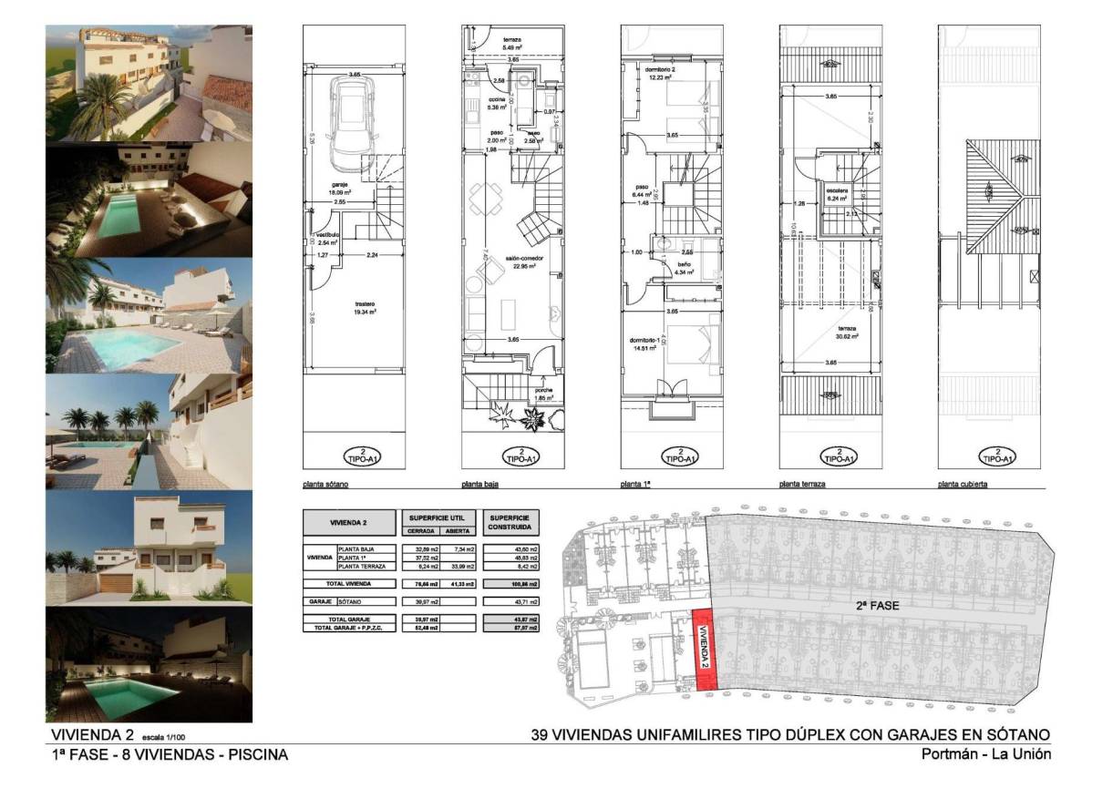 Nieuwbouw - Townhouse / Semi-detached - La Union - centro