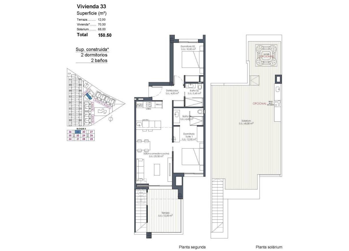 Nieuwbouw - Penthouse - Los Alcazares - Serena Golf