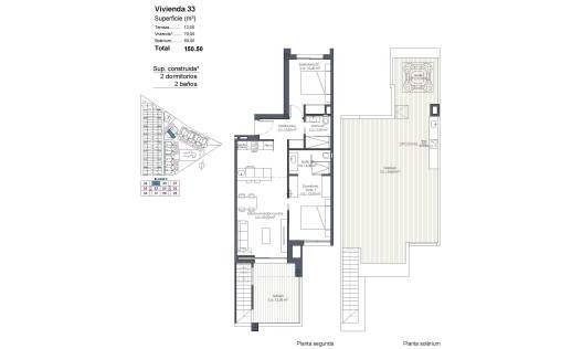Nieuwbouw - Penthouse - Los Alcazares - Serena Golf