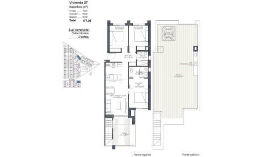 Nieuwbouw - Penthouse - Los Alcazares - Serena Golf