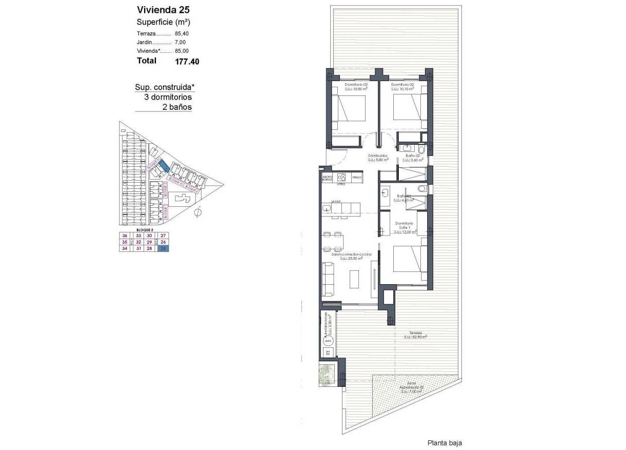 Nieuwbouw - Appartement - Los Alcazares - Serena Golf