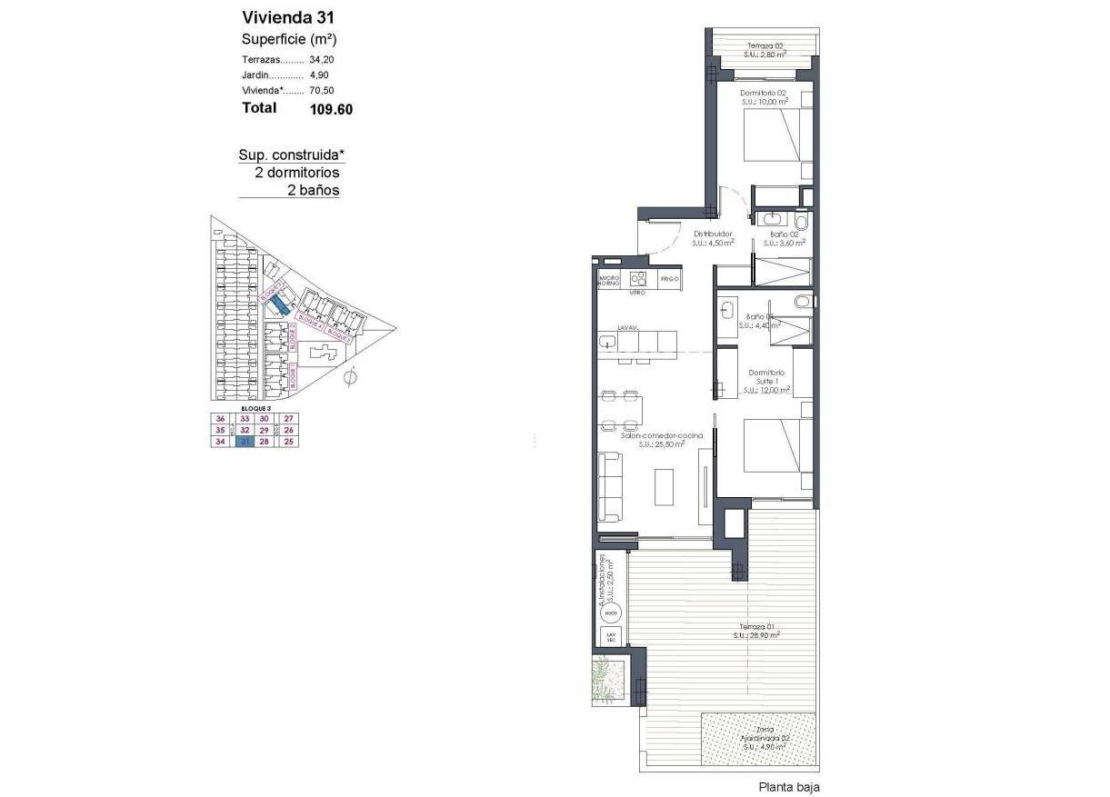Nieuwbouw - Appartement - Los Alcazares - Serena Golf