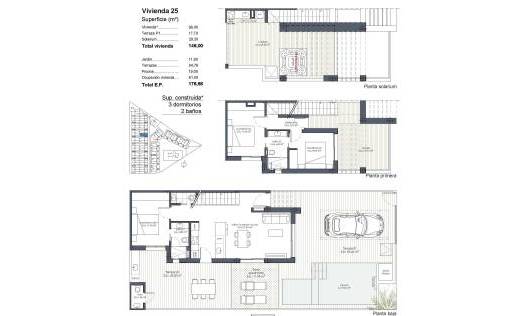 Nieuwbouw - Townhouse / Semi-detached - Los Alcazares - Serena Golf