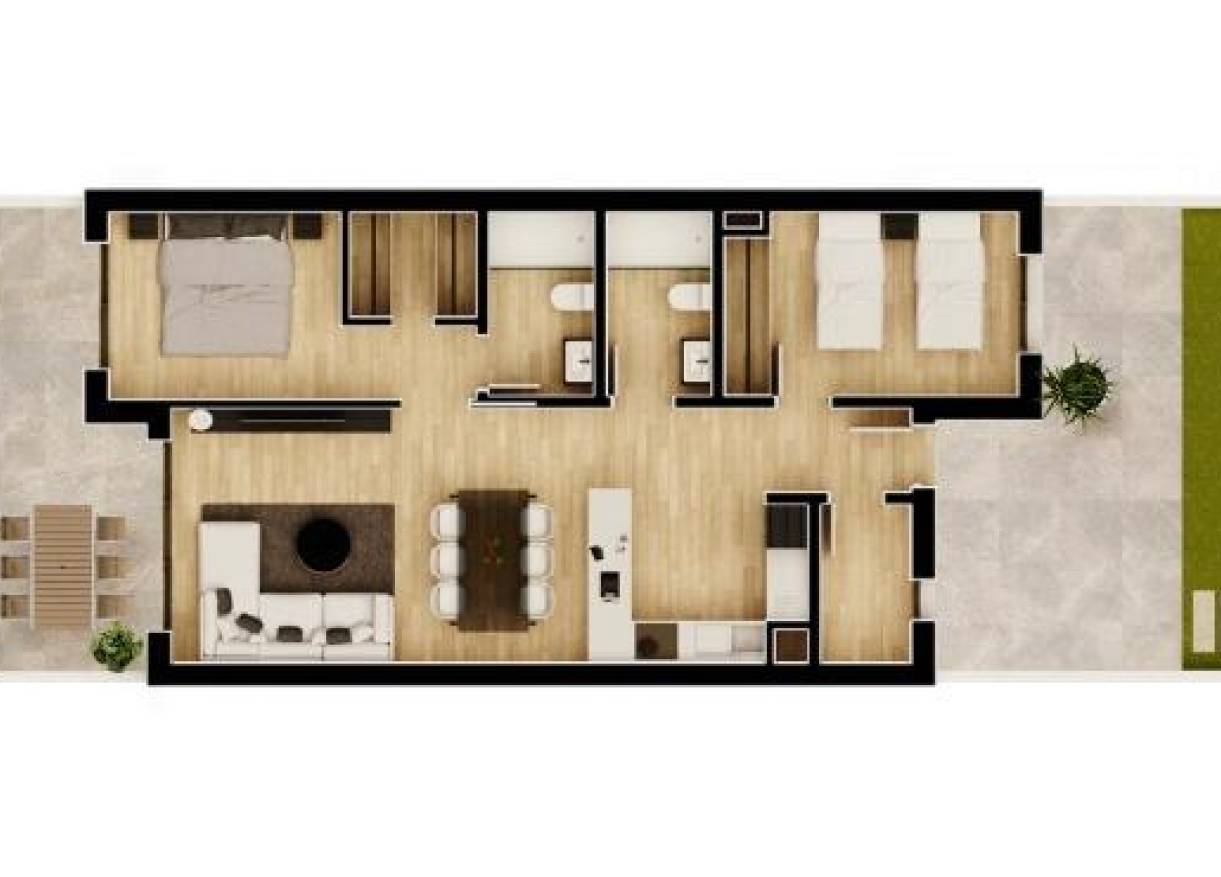 Nieuwbouw - Appartement - Monforte Del Cid - Alenda Golf