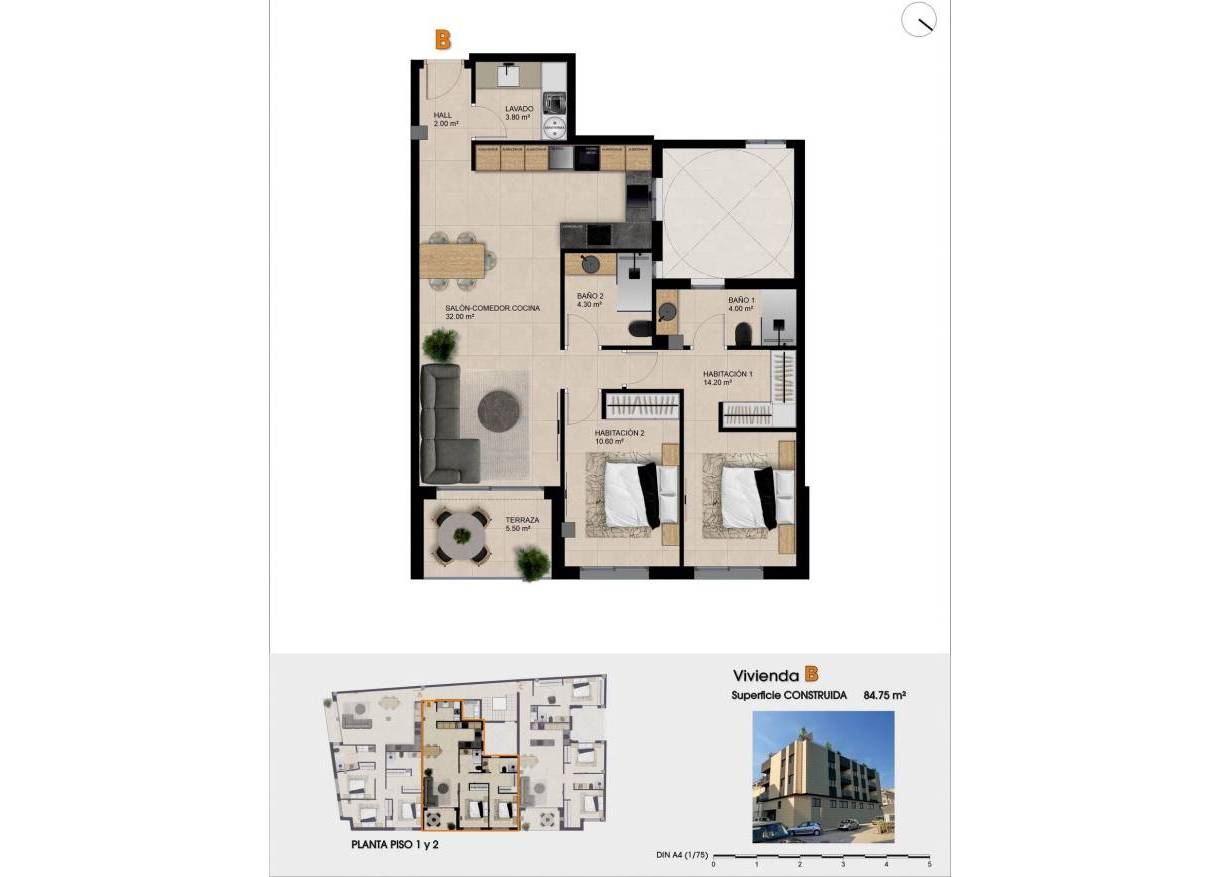 Nieuwbouw - Penthouse - Catral - pueblo