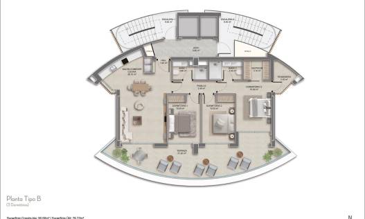 Nieuwbouw - Appartement - Calpe - Playa Cantal Roig