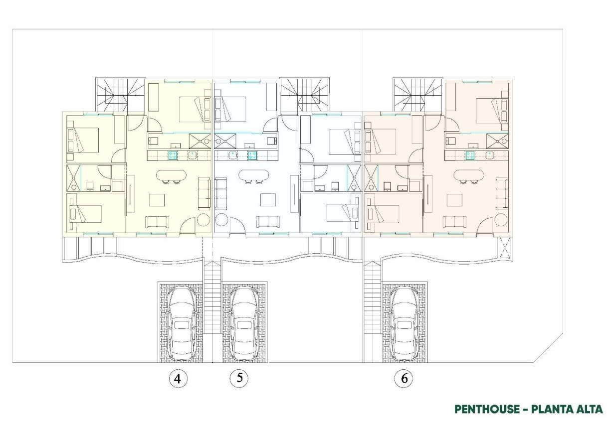 Nieuwbouw - Townhouse / Semi-detached - Pilar de la Horadada - parques de Andromeda